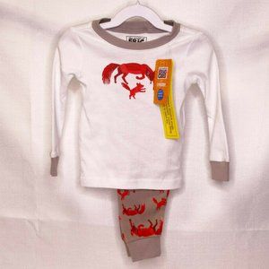 NWT Eric Carle Gymboree Toddler 2T Red Fox Pajama Set